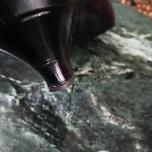 Chanel Classic Patent Leather Cap Toe Heels Pumps 36/ 6 - Picture 12 of 12